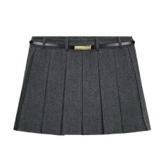 andwang Kirakira box pleats mini skirt - メルカリ