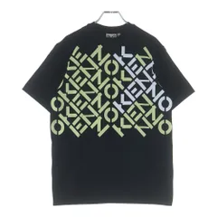 KENZO (ケンゾー) T-Shirt ロゴプリント 半袖Tシャツ ブラック FC55TS2084SK