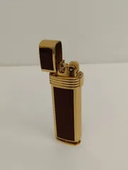 【中古品】 Christian Diorクリスチャンディオール ガスライター 赤レッド×ゴールド 喫煙グッズ 喫煙具 ライター 難あり 訳あり 現状品のサムネイル