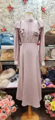 GRL かわいい ロング丈ワンピース（66 77）