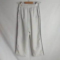 M1-03001 【Women】 MIZUNO ミズノ ジャージ パンツ (XS相当) /ネイビー、白 表、ワッペン取れたあとあり K-夏