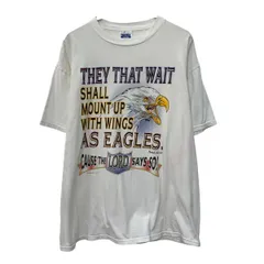 90s メキシコ製 TULTEX 半袖 プリントTシャツ XL ホワイト タルテックス プルオーバー ビックプリント 90年代 コットン100% 夏物 a804-6500のサムネイル