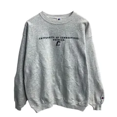 90s メキシコ製 Champion ロゴスウェット トレーナー M 杢ライトグレー チャンピオン プルオーバー 90年代 青タグ カレッジ 秋物 a804-6508