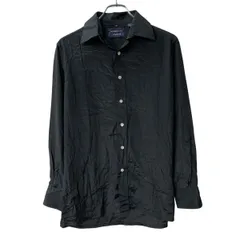 GIVENCHY 長袖 無地シャツ S ブラック ボタン 無地 シンプル 襟芯 長袖シャツ トップス 春物 a804-6520のサムネイル
