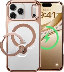 28P1432　CASEKOO iPhone 17 Pro Max 用 ケース クリア 米軍MIL規格