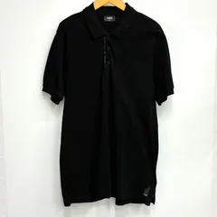 FENDIフェンディ メンズ ポロシャツ M FENDI (フェンディ) メンズ ポロシャツ 半袖 総柄ロゴ ニット シャツ