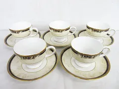 ウェッジウッド カップ&ソーサー5客 ブランド洋食器専門店のアイン / ウェッジウッド 英国製 カーゾン