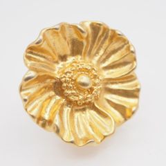 KENZOケンゾー ヴィンテージフラワー ブローチ パール ゴールド花