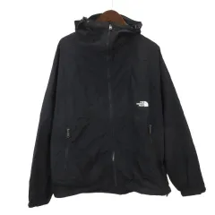 ザノースフェイス THE NORTH FACE コンパクト ジャケット ナイロン マウンテンパーカー L ブラック NP71830
