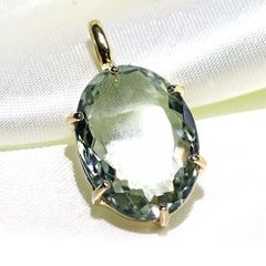 最終価格！agete【アガット】グリーンクォーツ ネックレス チャーム