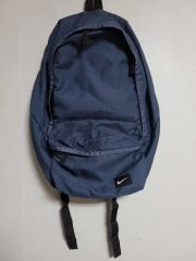 90s 白タグ oldnike ロゴ ボトムレザー リュック ネイビー シティー