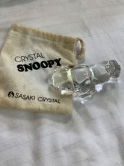 SNOOPY スヌーピー SASAKI CRYSTAL ペーパーウェイト - メルカリ