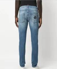 PHILIPP PLEIN(フィリッププレイン) ヘキサゴン ストレッチ デニム ズボン 31"のサムネイル
