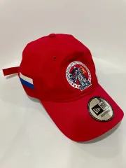NEW ERA 9FORTY シグネチャー ロゴ レッド キャップ