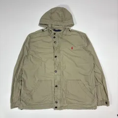 ポロラルフローレン ベージュ フード ジャケット