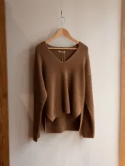 AURALEE SUPER PINE WOOL RIB KNIT CARDIGANのサムネイル