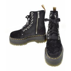 極美品 Dr.Martens MOLLY 厚底ブーツ 26cm ラメ 8ホール - メルカリ