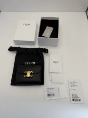 CELINE ブラック レザー キーケース - メルカリ