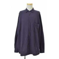 【GOODGRIEF】24SS 24080560210110 L'Appartement取り扱い HENLEY RIB KNIT TOP長袖ニットセーター Ribbed Henley English Blue Sweater - Grace and Lace