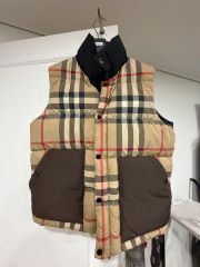 BURBERRY バーバリー ダウンベスト S ノバチェック ベージュ - メルカリ