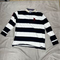 Ralph Lauren ストライプ ポロシャツ 長袖 - メルカリ