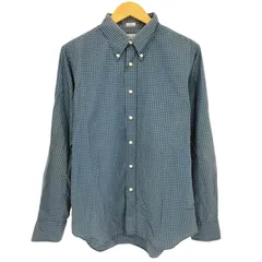 インディヴィジュアライズドシャツ individualized shirts SLIM FIT ギンガムチェック コットン 長袖 ボタンダウンシャツ メンズ  161/2-34
