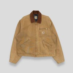 激レアCarhartt デトロイトジャケット ブラウンMサイズ 00s J146