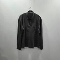 ポロ ラルフローレン コットン カラーストライプ ロングスリーブ M