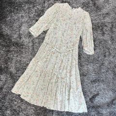美品✨Rose Tiara ローズティアラ 42 花柄シフォン ワンピース大きい