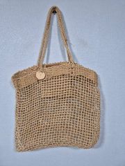 美品！メキシカン マゲイバッグ メッシュ 網バッグ ショルダー 手編み 