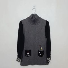 OLLEBOREBLA アルベロベロ 長袖カットソー ぶたさんバレー発表会