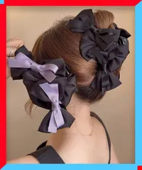 新品  ヘアクリップ リボンバンスクリップ韓国風 ヘアアレンジグッズ 誕生日 プレゼント おしゃれ雑貨女子会 【送料無料】