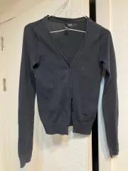 H&M ブラック カーディガン