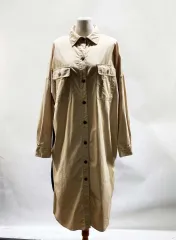 ZARA オーバーサイズ ロング丈ワンピース F ジーンズ センス
