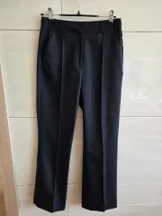 レディースブラック ストレートスラックス ズボン