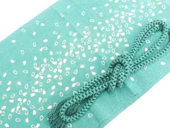 【京松】和装小物 帯締め 帯揚げ セット 振袖用 ラメ 丸組 撚り房 帯締 帯揚 美品 kyo8w04-589