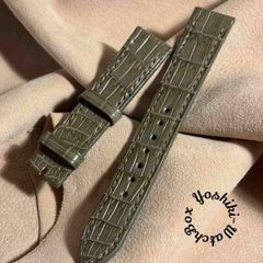 【グランドセイコー】純正レザーベルト オリーブグリーン 22mm 新品 未使用 グランドセイコー】純正レザーベルト オリーブグリーン 22mm 新品 未