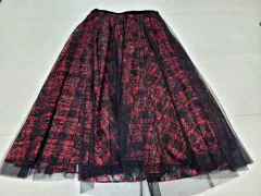 レニボン Aライン ロング フリルスカート ポール1303