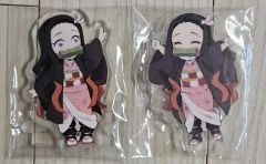 鬼滅の刃 特別任務賞 ねこ型缶バッジ クリアカード 竈門禰豆子 2点