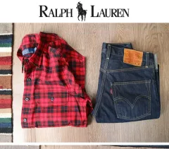 POLO RALPH LAUREN ポロラルフローレン コットン100% シャツ チェック柄