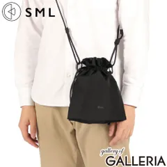 エスエムエル ショルダーバッグ メンズ レディース 斜めがけバッグ SML バッグ 小さめ 斜めがけ ブランド 軽量 巾着 巾着ショルダー ポーチ マルチポーチ JUDE MULTI POCKET DRAWSTRING M K904094 BLACKのサムネイル