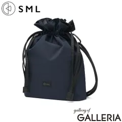 エスエムエル ショルダーバッグ メンズ レディース 斜めがけバッグ SML バッグ 小さめ 斜めがけ ブランド 軽量 巾着 巾着ショルダー ポーチ マルチポーチ JUDE MULTI POCKET DRAWSTRING M K904094 NAVYのサムネイル