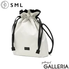エスエムエル ショルダーバッグ メンズ レディース 斜めがけバッグ SML バッグ 小さめ 斜めがけ ブランド 軽量 巾着 巾着ショルダー ポーチ マルチポーチ JUDE MULTI POCKET DRAWSTRING M K904094 LGRAYのサムネイル