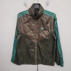 adidas ウィンドブレーカー 2XL ブラック スポンサーロゴ入り - メルカリ