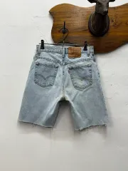 7 5) 90年代 USA リーバイス 550 デニムショーツ
