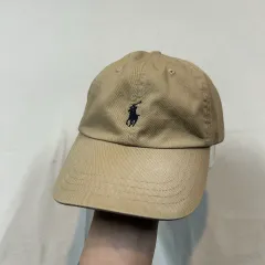 ポロ ラルフローレン ベージュ チノ ベースボールキャップ