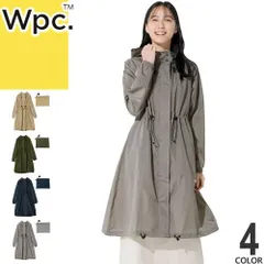 Wpc. レインコート ロング モッズ レディース 2026年春夏新作 モッズコート カッパ 雨具 撥水 防水 おしゃれ 自転車 通学 通勤 ロング丈 ブランド 紺 ネイビー カーキ ベージュ R010のサムネイル