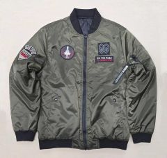 新品未使用】MICHELIN MA-1フライトジャケット オリーブ Mサイズ