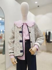 Sheller Dot tweed A-line jacket pants - メルカリ