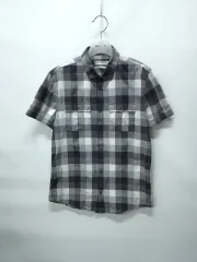 カルバン・クライン メンズ ボディーフィット CHECK 半袖 シャツ (95)